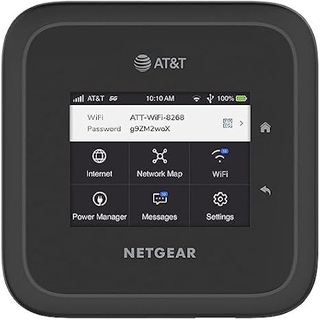 تصویر مودم همراه 5G نت گیر مدل MR6500 مودم جیبی دارای لن شبکه CAT20 با قابلیت آنتن خارجی NETGEAR Nighthawk M6 Pro 5G WiFi 6 Mobile Hotspot Router (MR6500) 